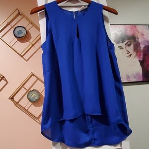 Sheer Blue Blouse